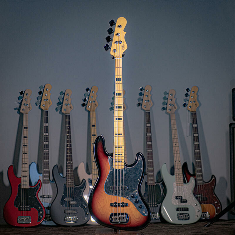 G&L Tribute JB 3-Tone Sunburst 電貝斯