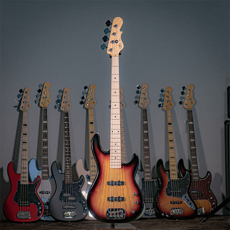 G&L Tribute JB 2 3-Tone Sunburst 電貝斯