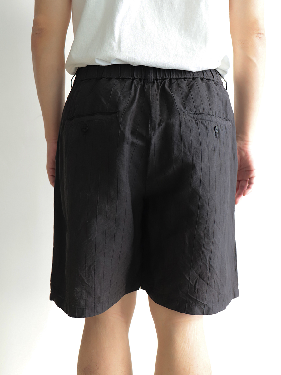 YOKO SAKAMOTO Standard Easy Shorts Sumi Ink