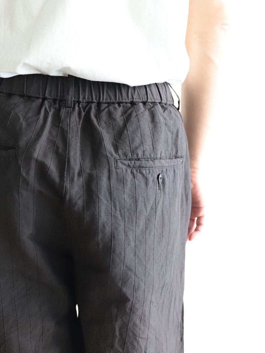 YOKO SAKAMOTO Standard Easy Shorts Sumi Ink