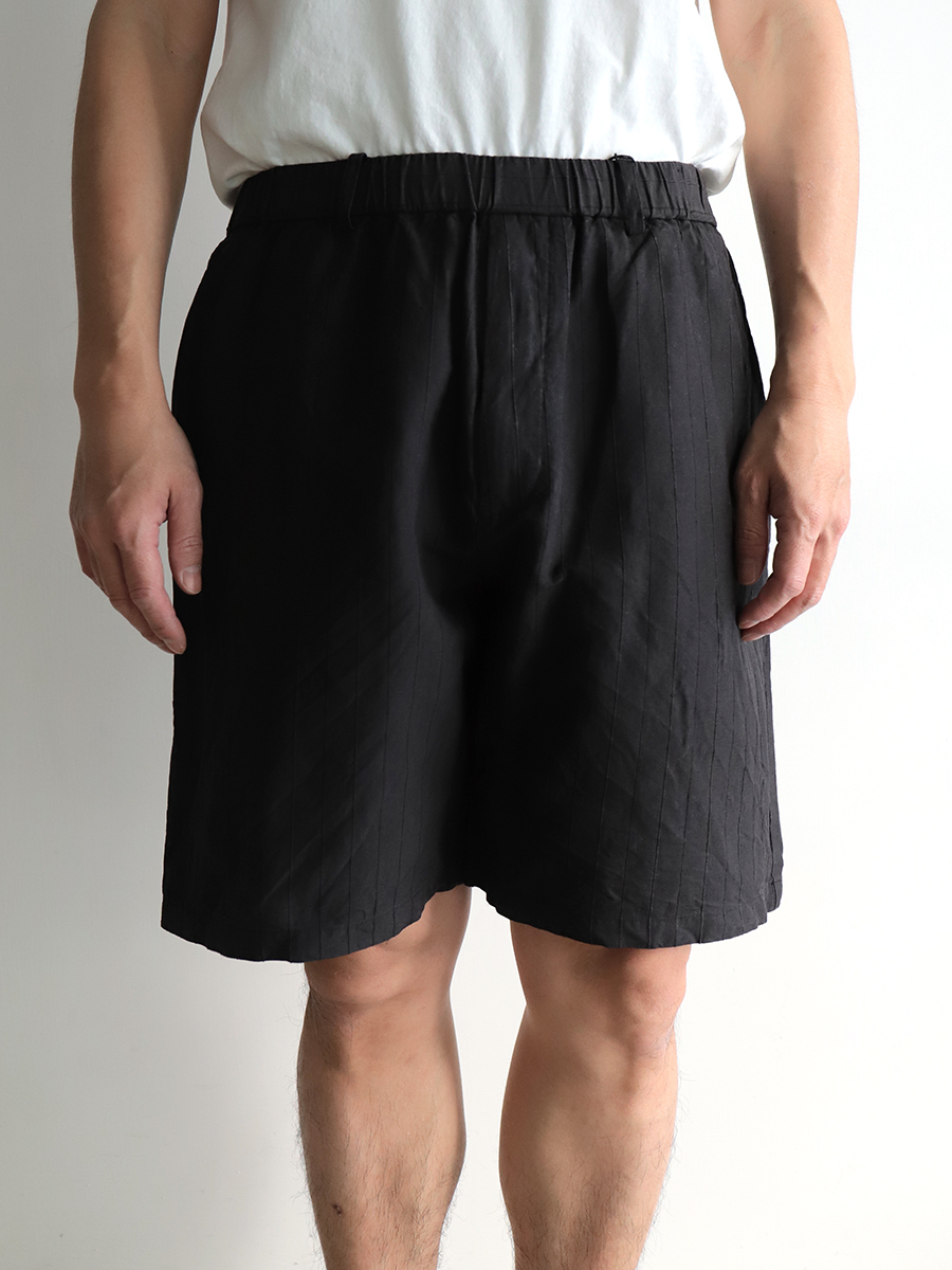 YOKO SAKAMOTO / RELAX EASY SHORTS -BLACK- | YURAGI