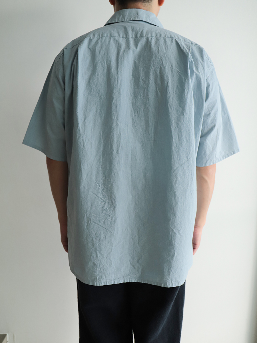 YOKO SAKAMOTO Open Collar Shirt Sky Blue