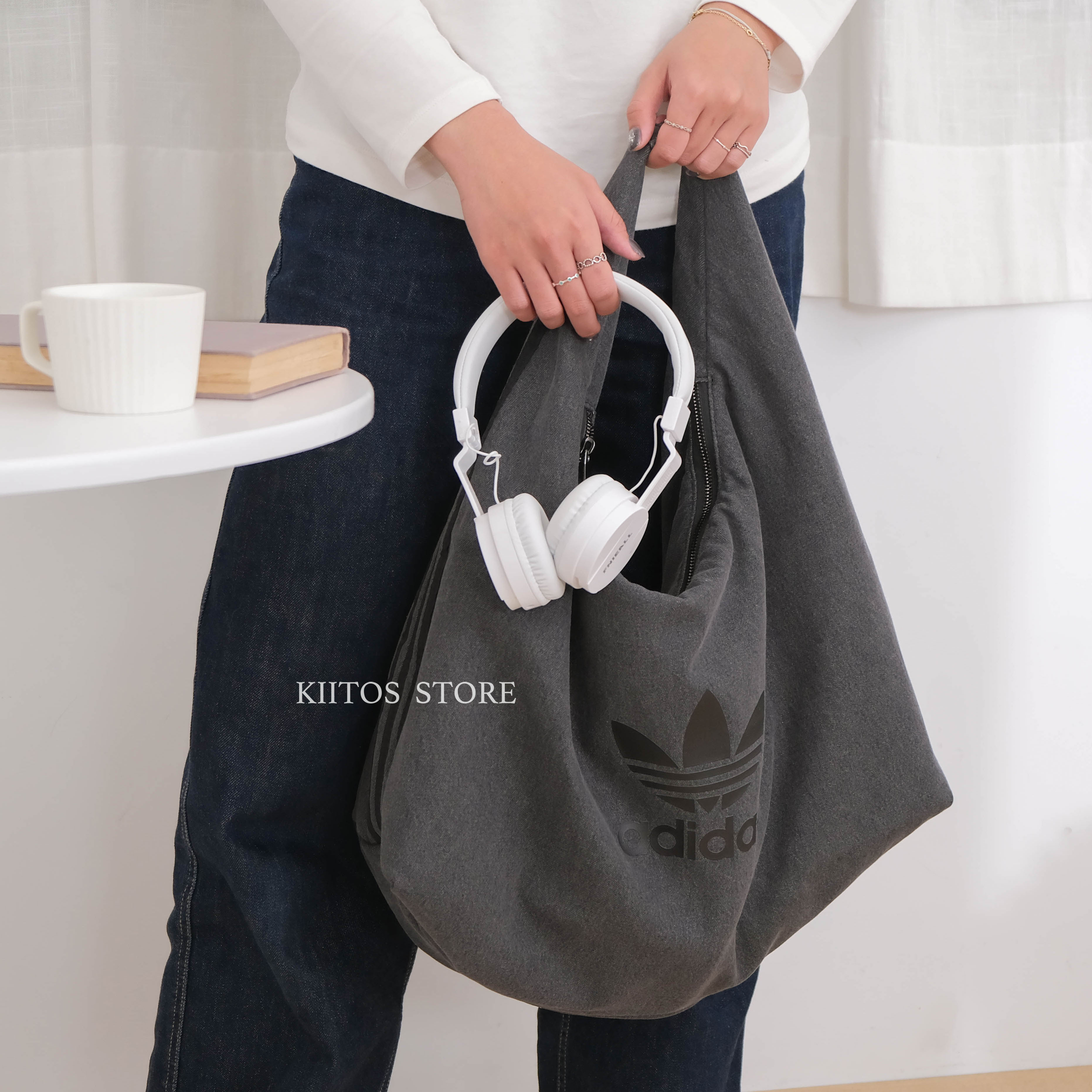 【現貨】 Adidas ORIGINALS DEMIN 牛仔藍 黑色  包包 腰包 手提 肩背  IX7693 IX7694