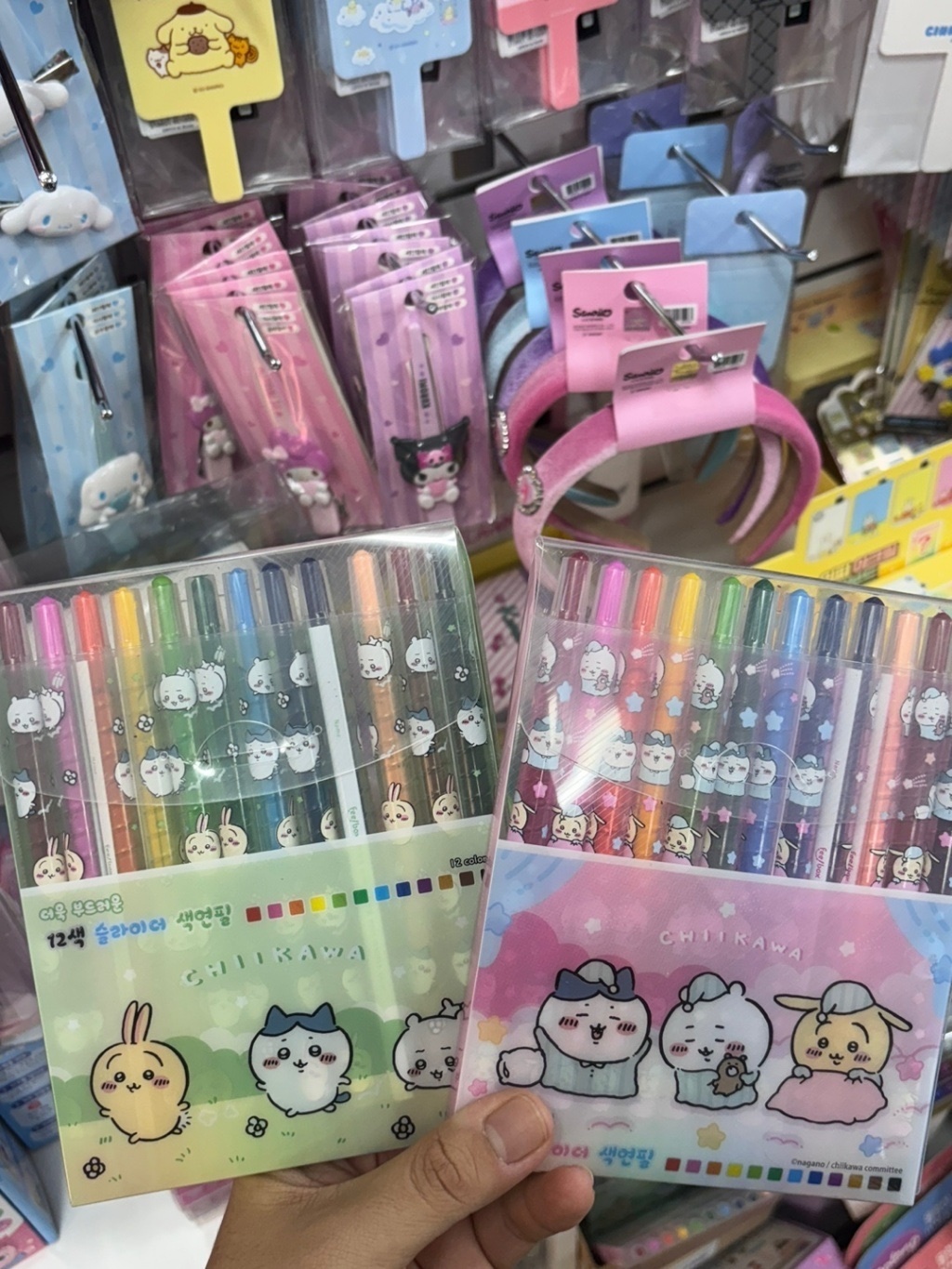 韓國代購_吉伊卡哇12色水彩筆