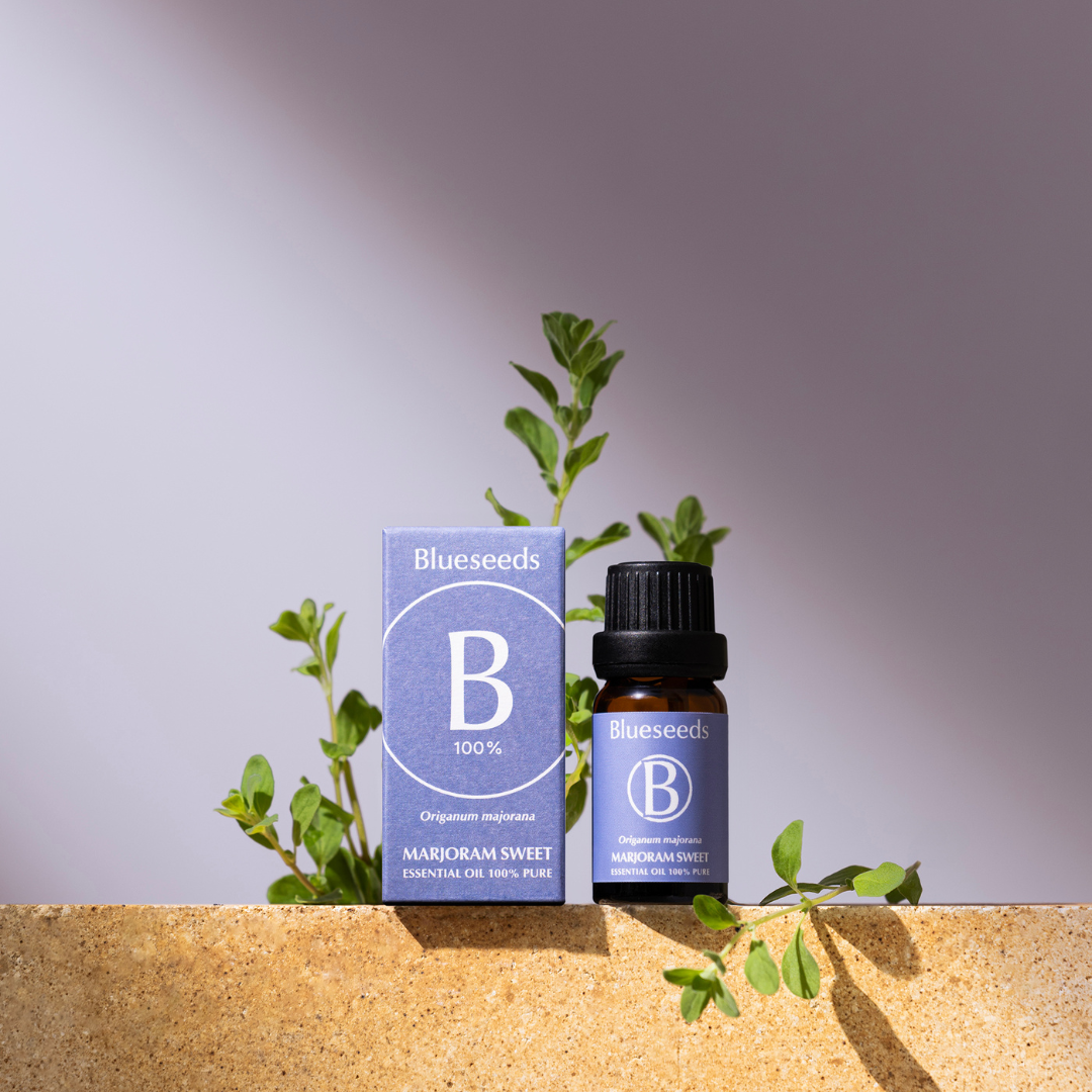 【自然農法香草田】 甜馬鬱蘭精油 10ml 百分百植物萃取精油