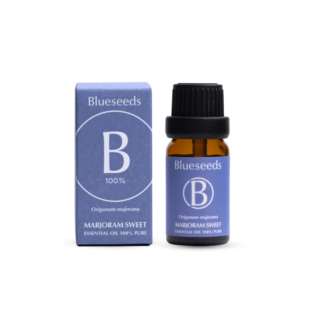 【自然農法香草田】 甜馬鬱蘭精油 10ml｜百分百植物萃取精油