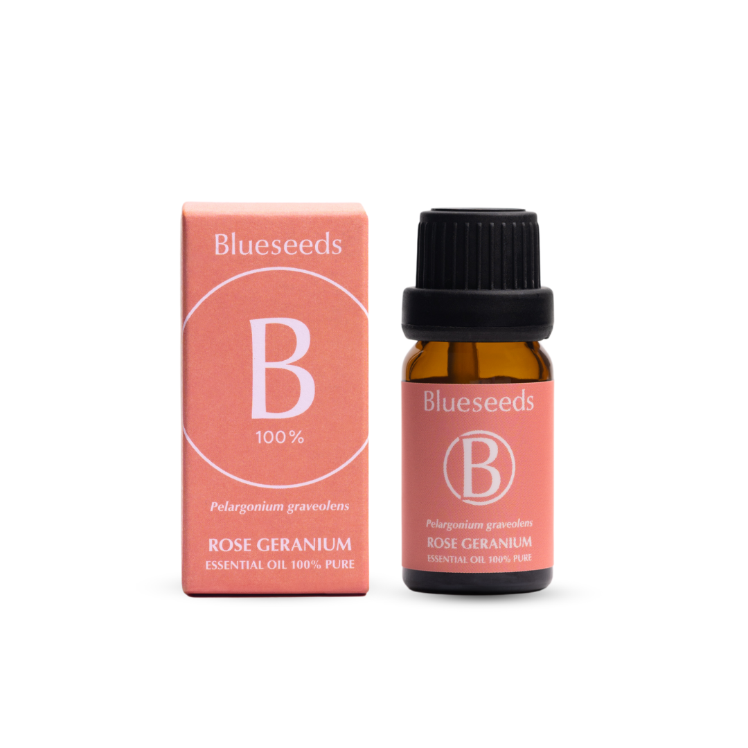 【自然農法香草田】玫瑰天竺葵精油 10ml｜百分百植物萃取精油