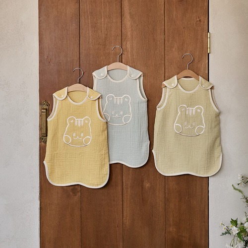 25S/S DTD七彩棉花糖系列-大圓臉3重棉紗睡眠馬甲