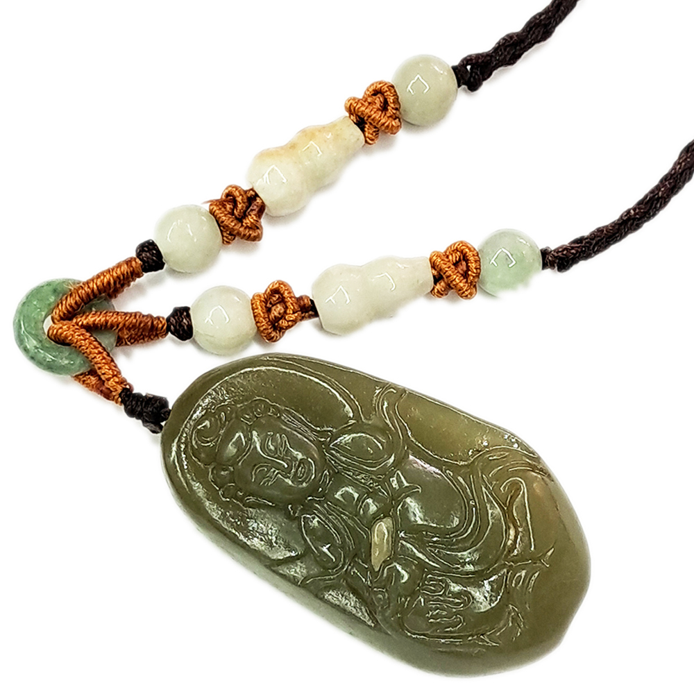 自在觀音{和闐玉}項鍊【十方】137852