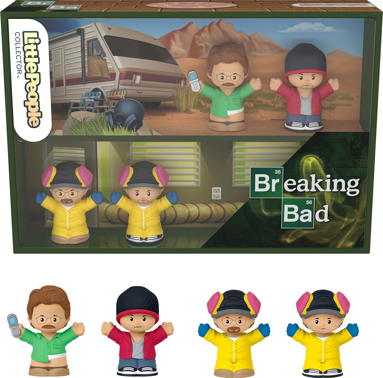 絕命毒師 Little People - 展示模型組 / 製毒劇場 Breaking Bad Figure Set in Display Box