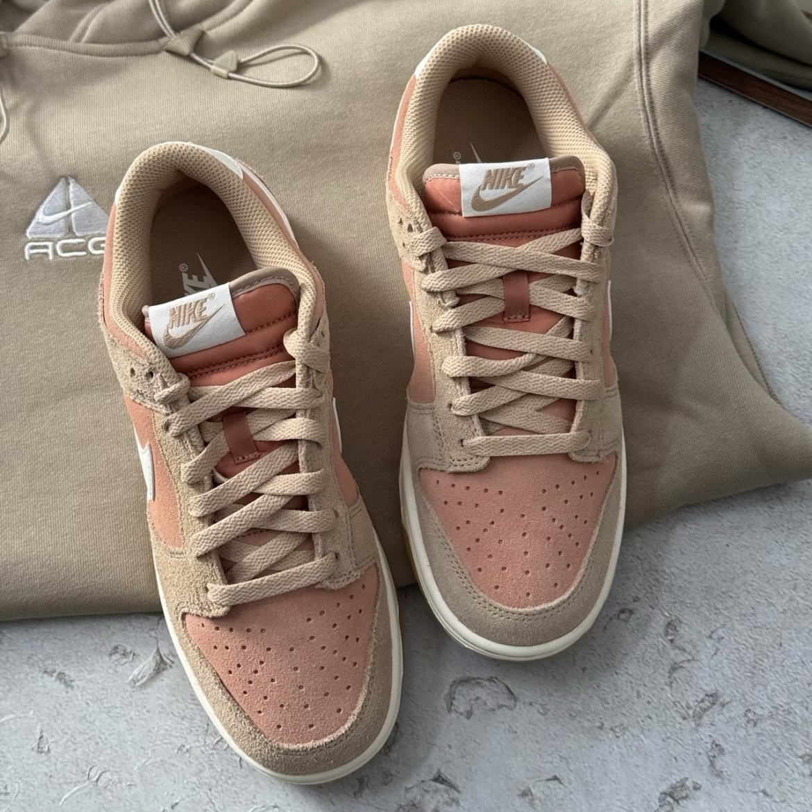 Nike Dunk Low Hemp 小麥 磚紅 乾燥玫瑰粉 麂皮 復古 低筒休閒鞋