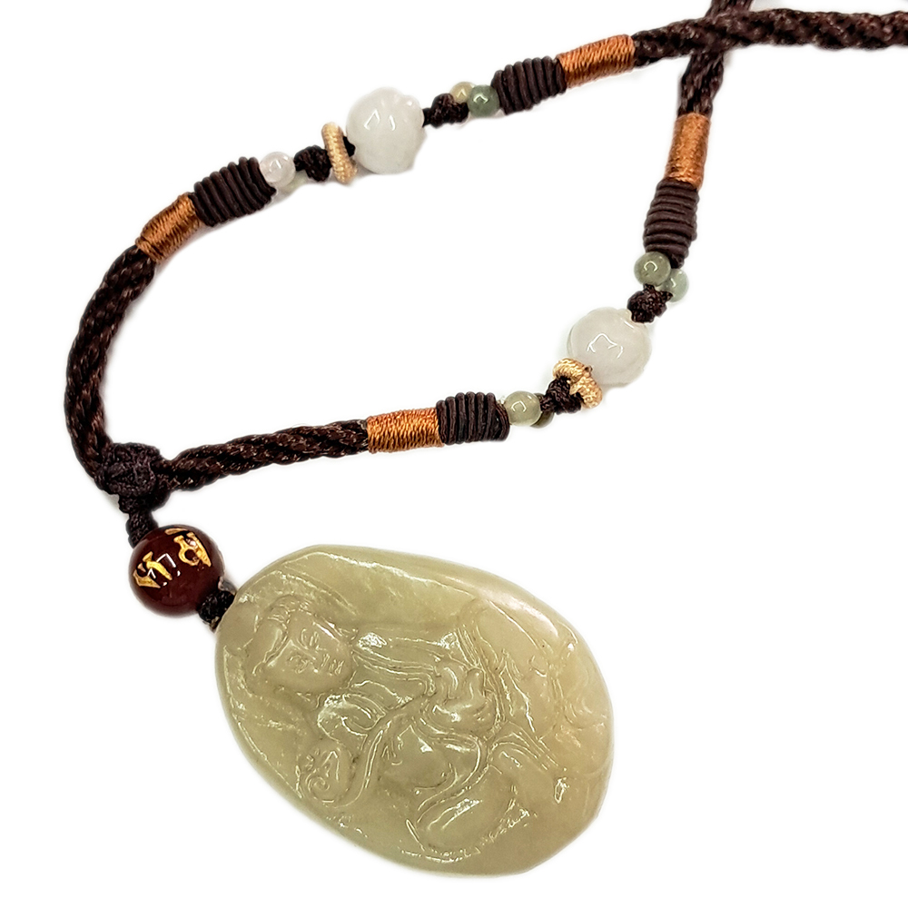 如意觀音{和闐玉}項鍊【十方】137849