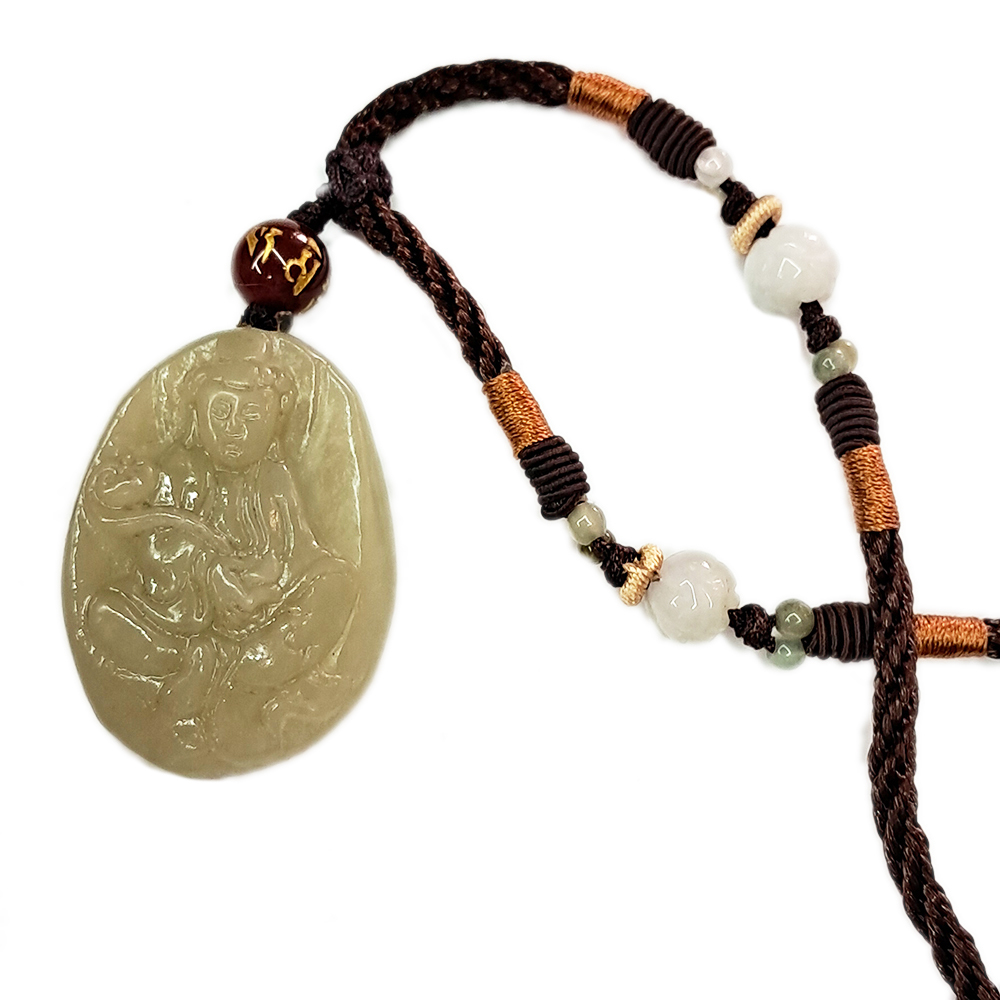 如意觀音{和闐玉}項鍊【十方】137849