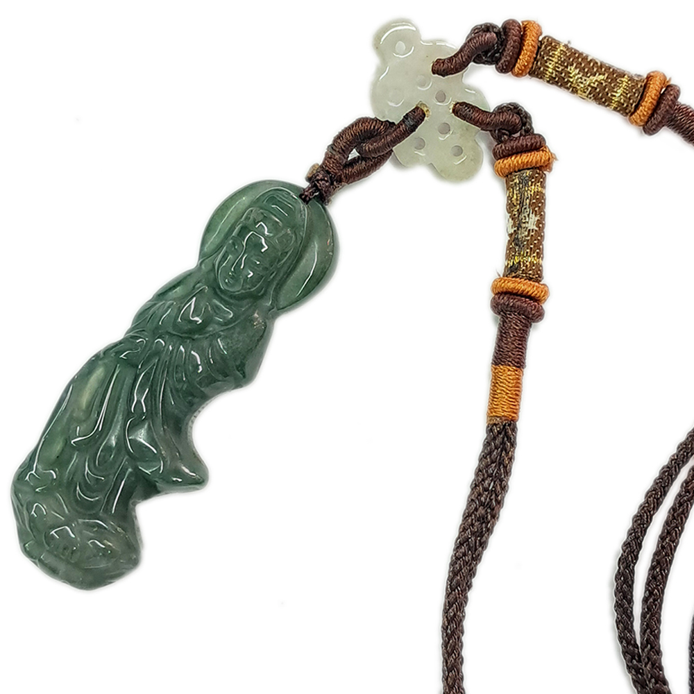 白衣觀音{七彩玉}項鍊【十方】139790