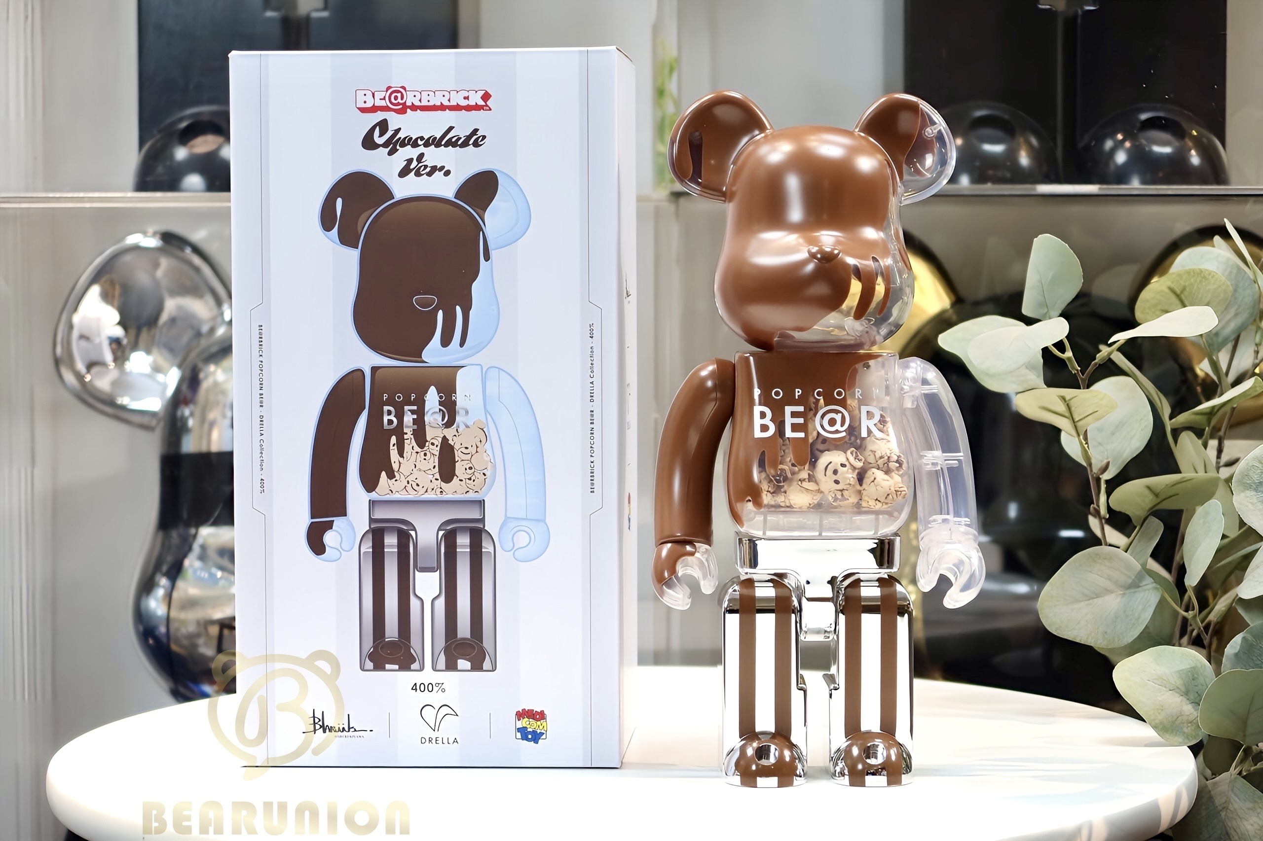 BE@RBRICK POPCORN BE@R Chocolate Ver400％ BE@RBRICK POPCORN BE@R Chocolate Ver. 400％ MEDICOM TOY NEXT