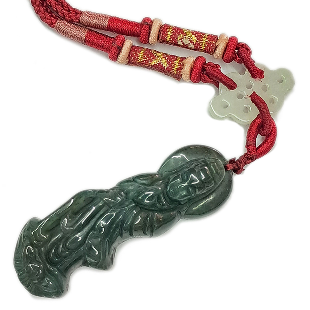 白衣觀音{七彩玉}項鍊【十方】139789