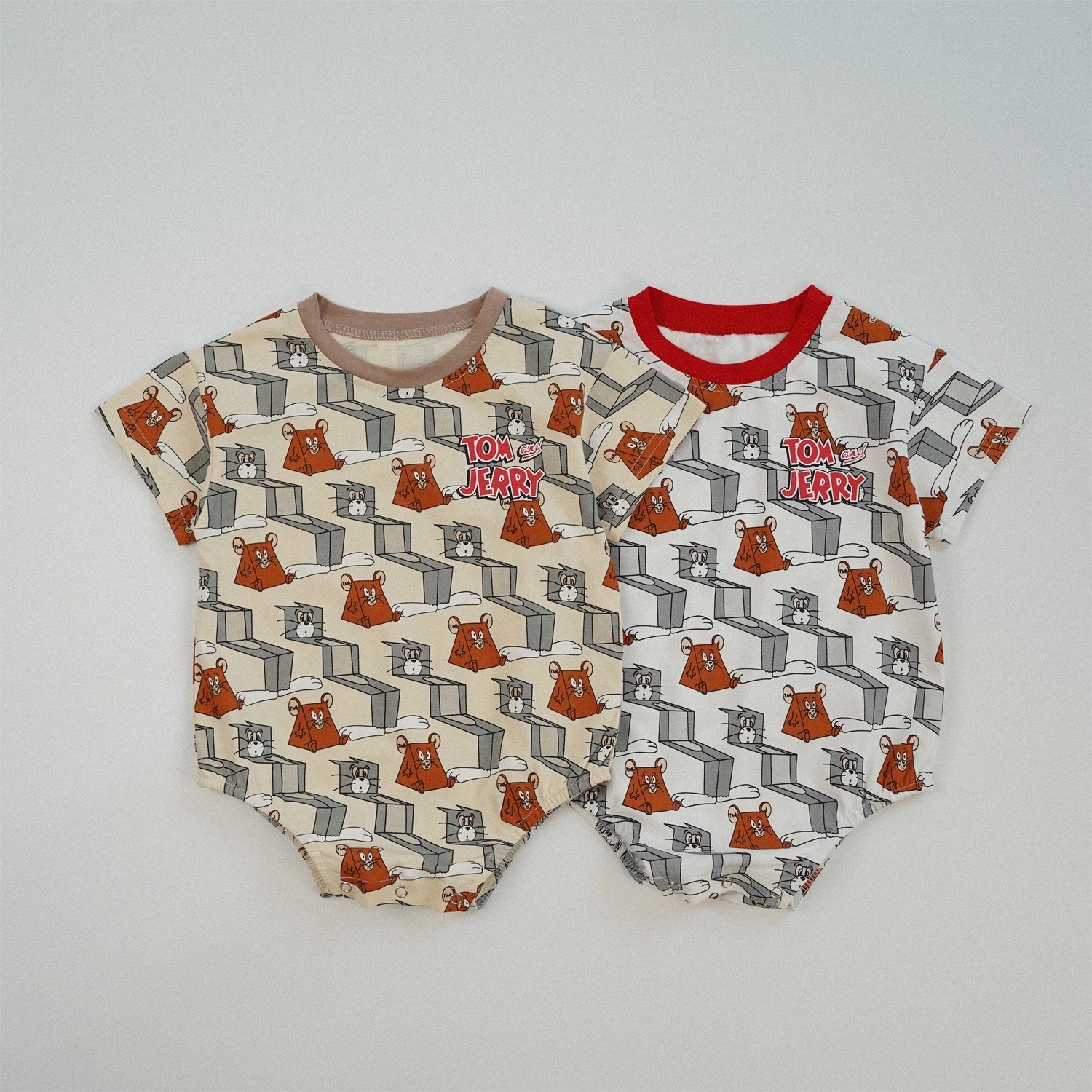 逗趣貓咪老鼠包屁衣