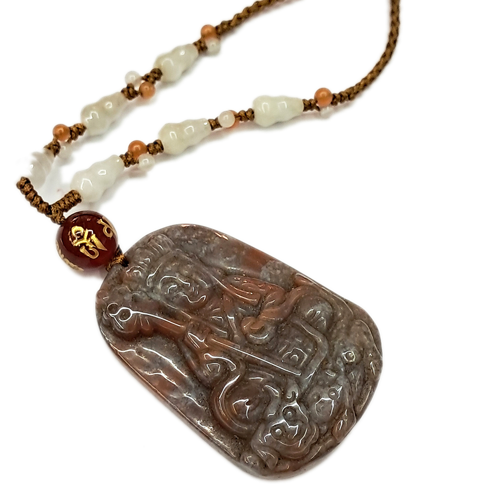 地藏菩薩{印度瑪瑙}項鍊【十方】131427