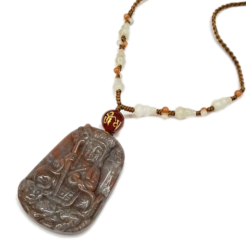 地藏菩薩{印度瑪瑙}項鍊【十方】131427