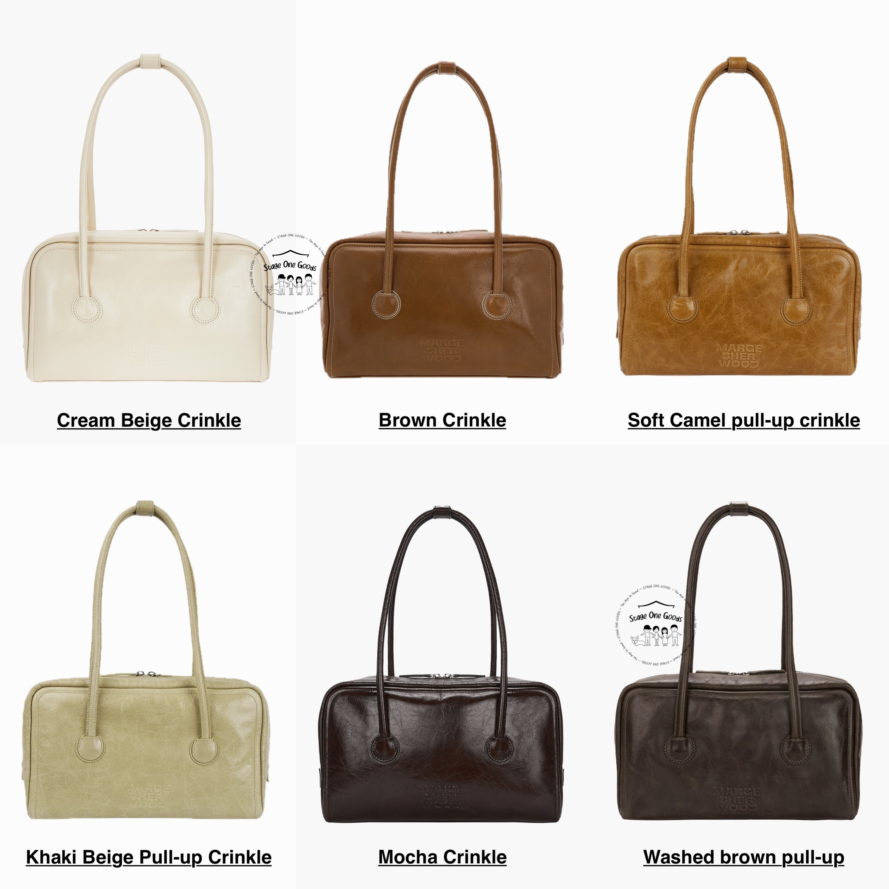 【MARGE SHERWOOD】 SOFT BOSTON /追跡付 soft_boston_brown_crinkle_1.