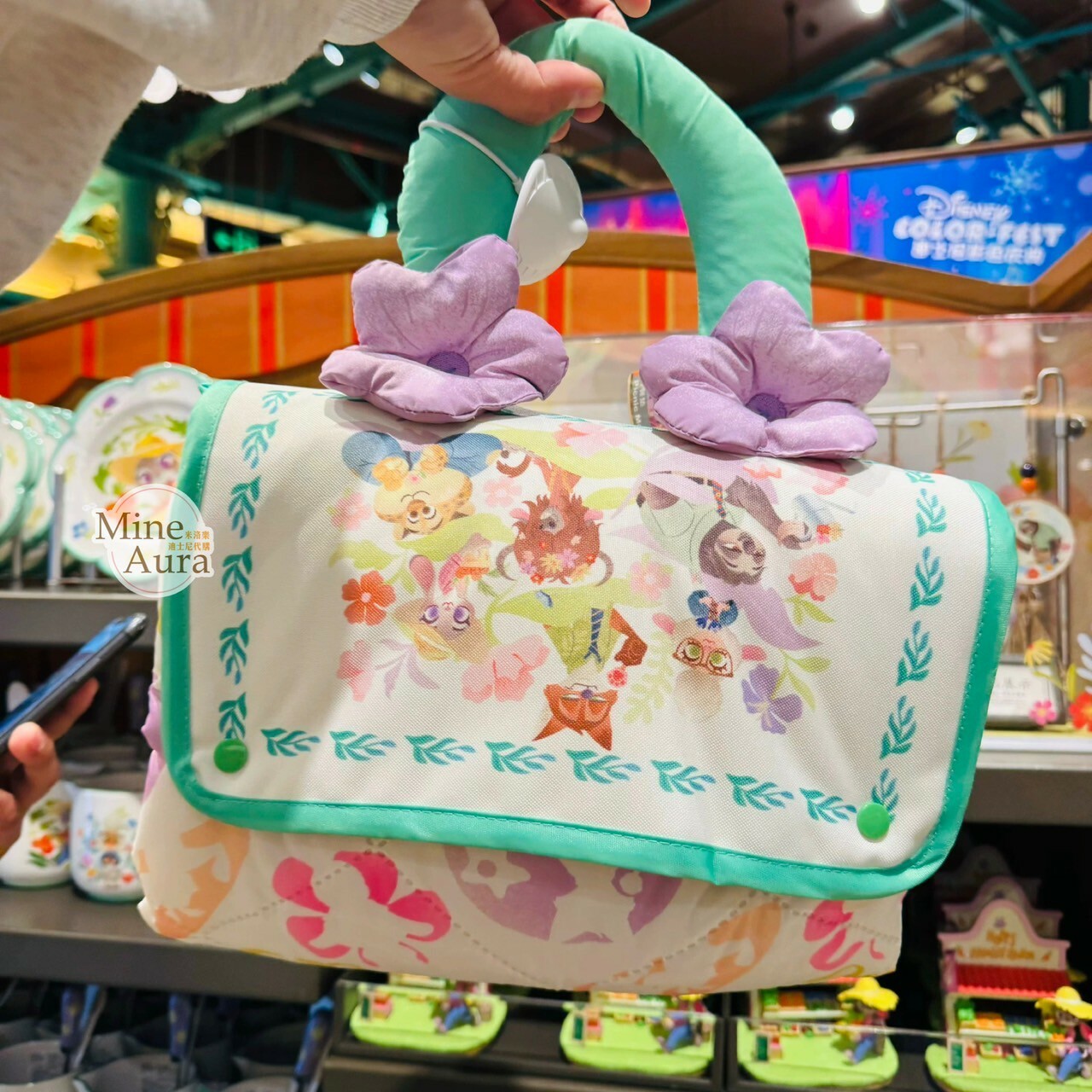 (限時特價) 2025 春日 動物方城市 Zootopia 系列 手提 野餐墊 -上海迪士尼樂園