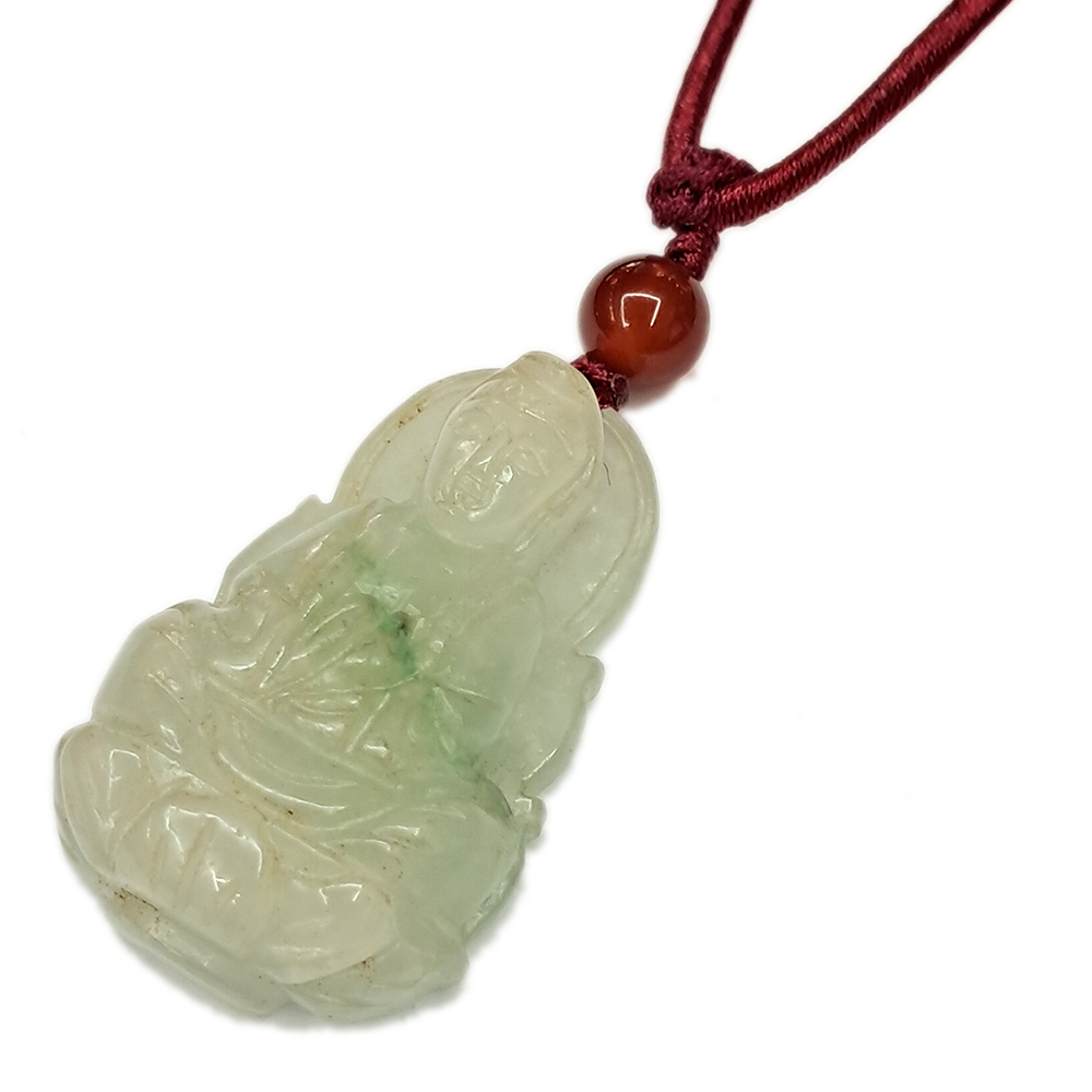 觀音菩薩{大陸玉}項鍊【十方】137665