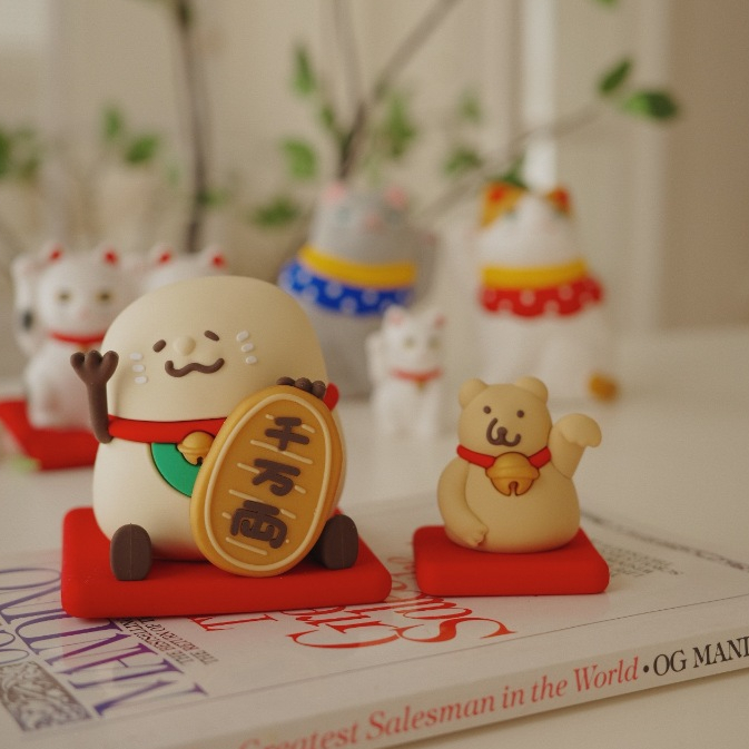 咻熊家的招財小公仔組 2入組｜咻咻熊