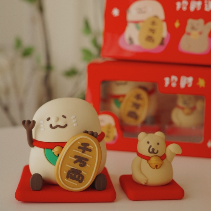 咻熊家的招財小公仔組 2入組｜咻咻熊