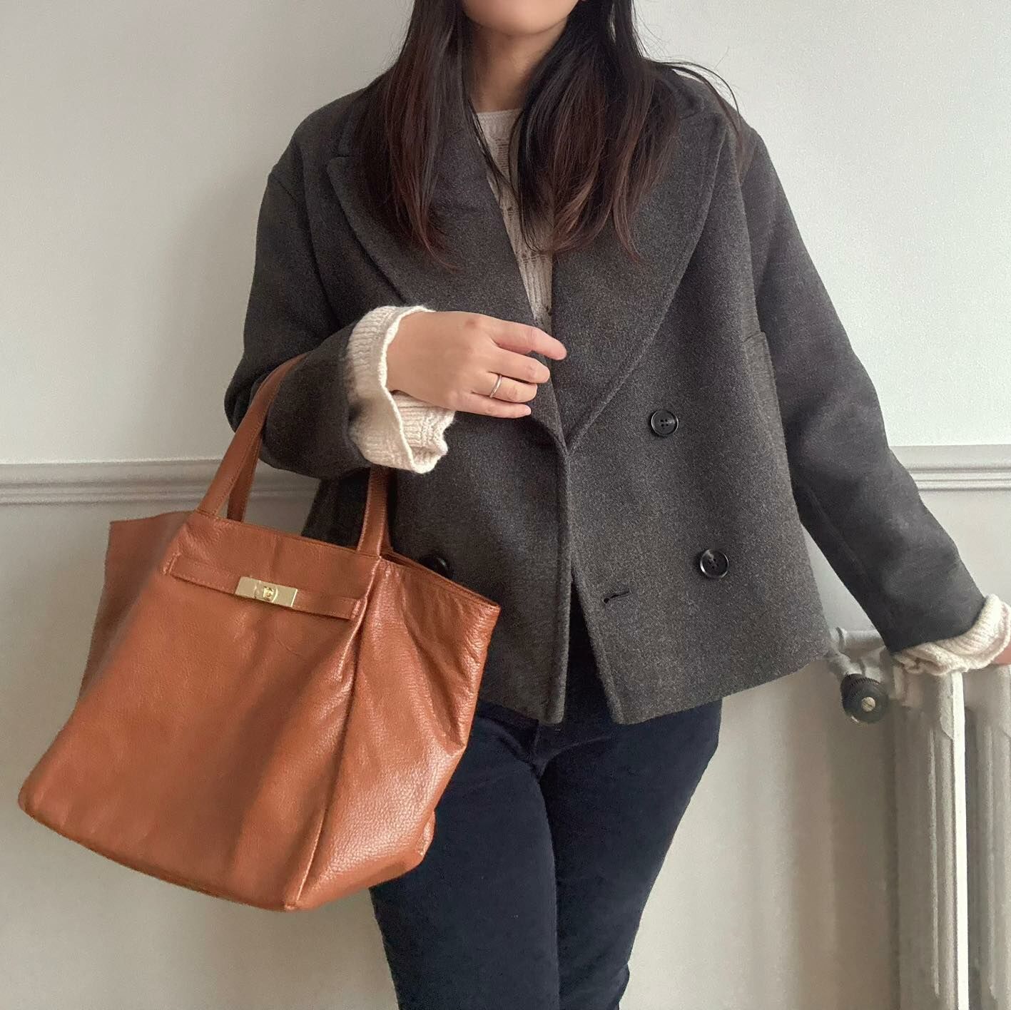 Cherry Paris Leather Aria 4145 Cognac 啡色