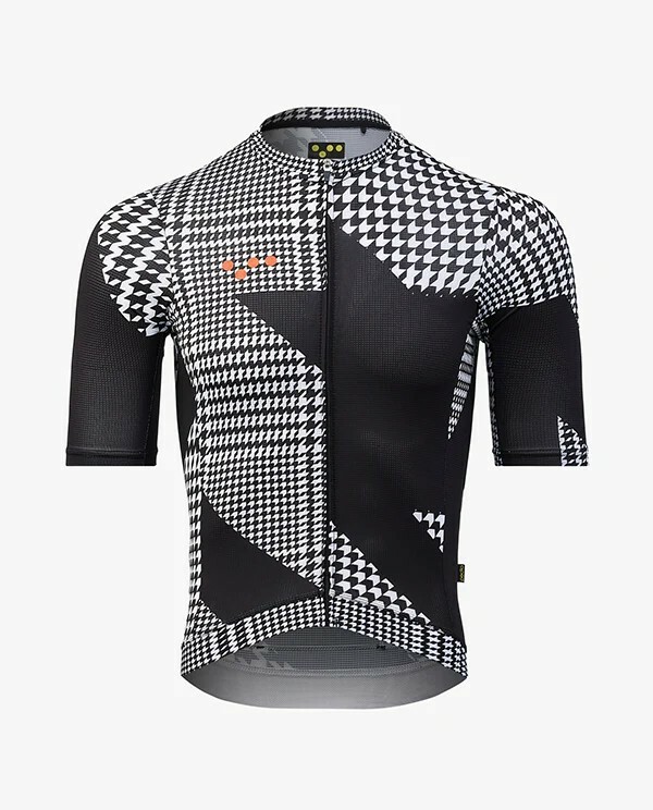 Pedla 男款車衣HoundsKNIT Training Jersey /Black OFFSET  黑白大千鳥格
