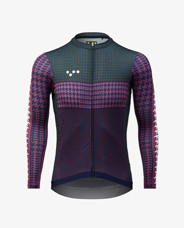 Pedla 男款薄長袖車衣HoundsKNIT Training Jersey /Dusty Purple紫