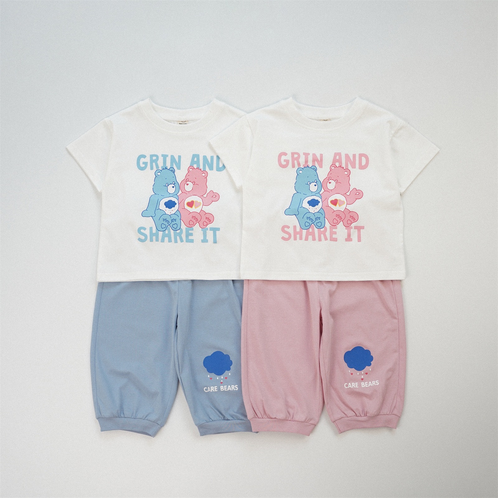 粉嫩熊熊防蚊褲套裝