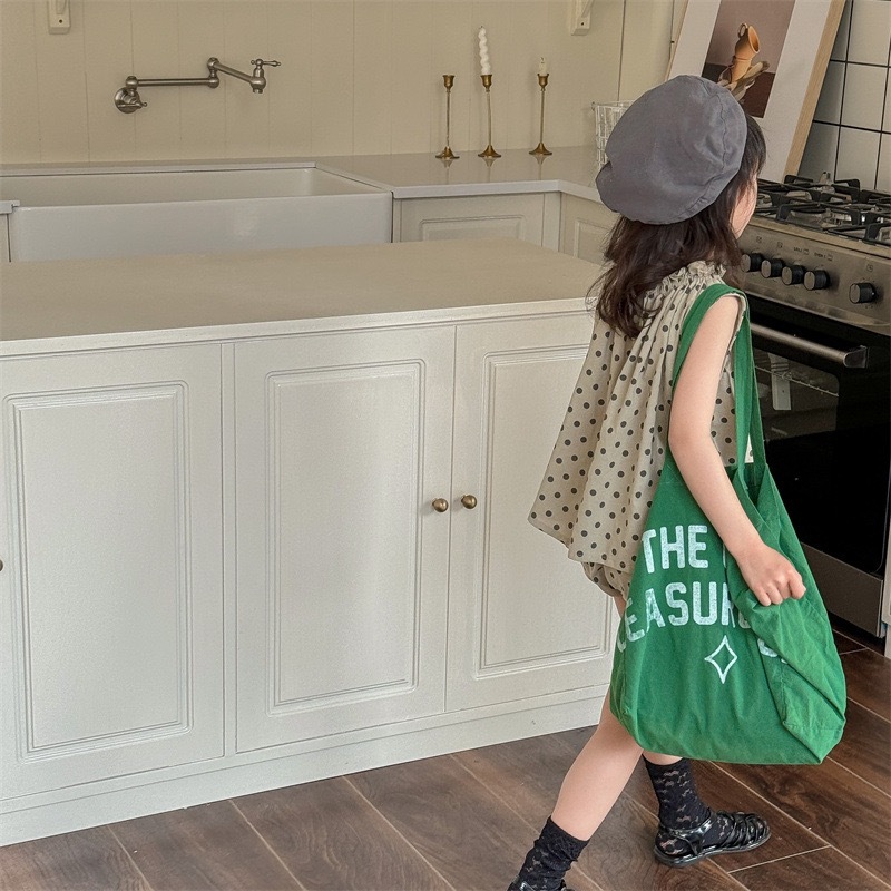 復古兩色波點套裝