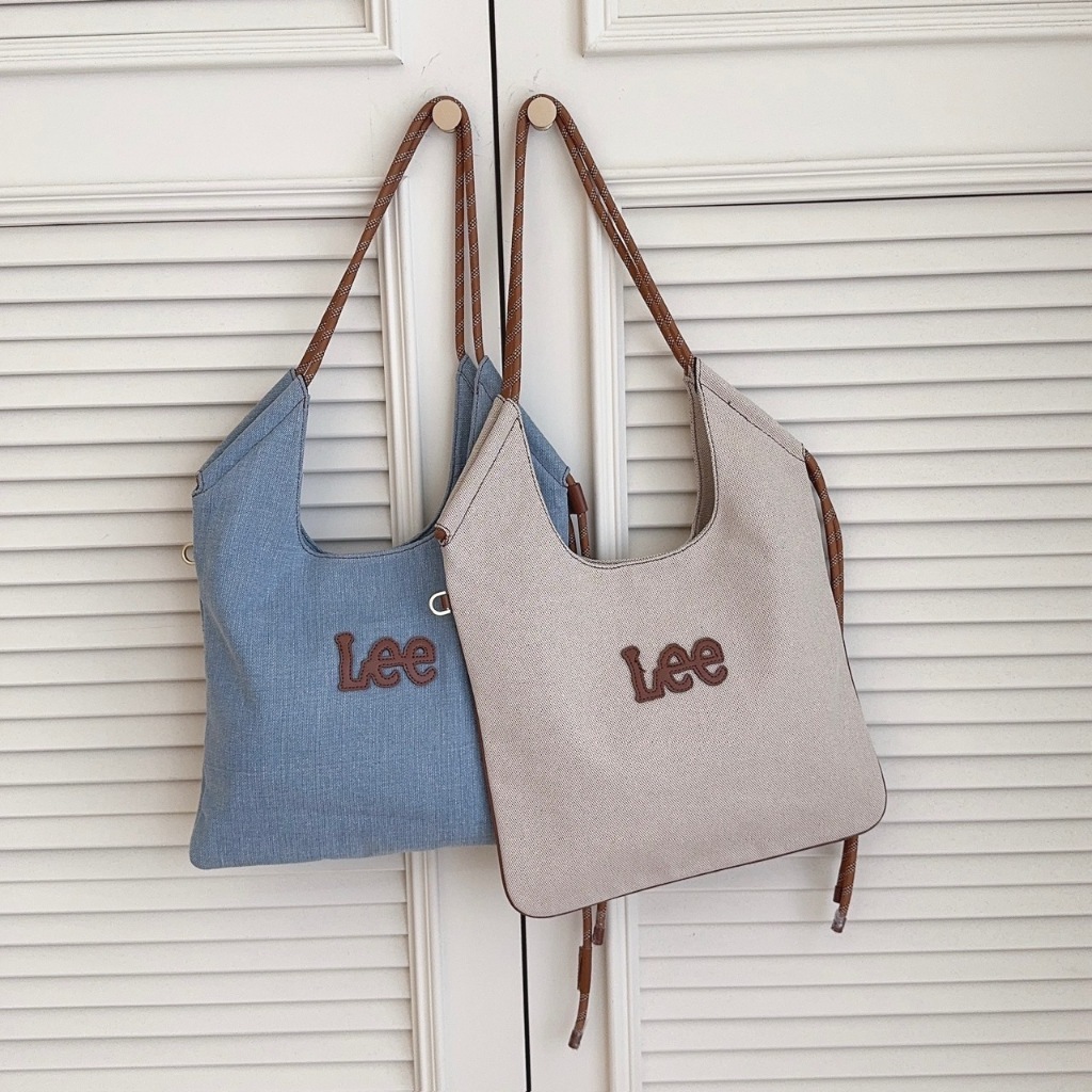 （現貨）韓國 Lee 韓系 托特包 小標 休閒手提袋 肩背包