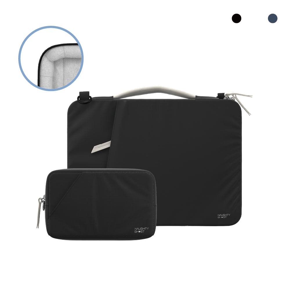 Atlas【防撞筆電包套組】邊角防護設計｜附贈小包&背帶