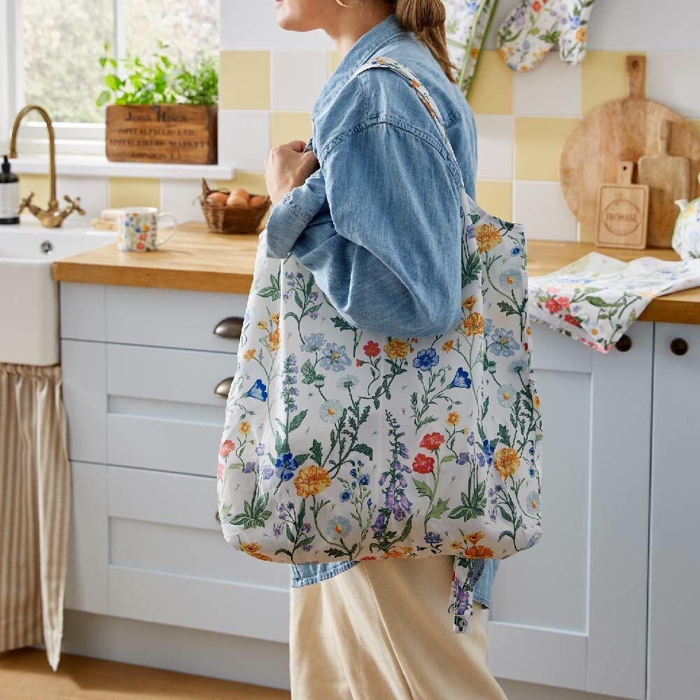 摺疊環保購物袋-Cottage Garden