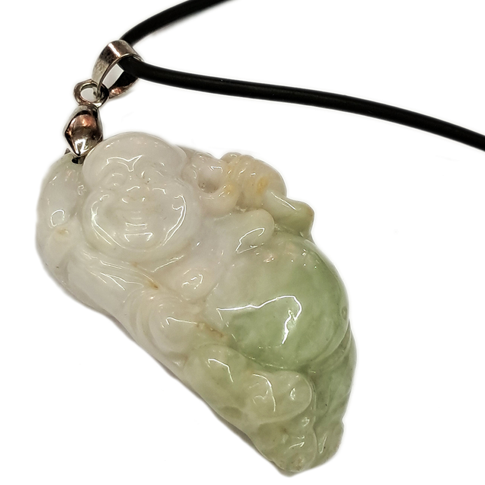 彌勒佛玉佩中國結項鍊【十方】120417