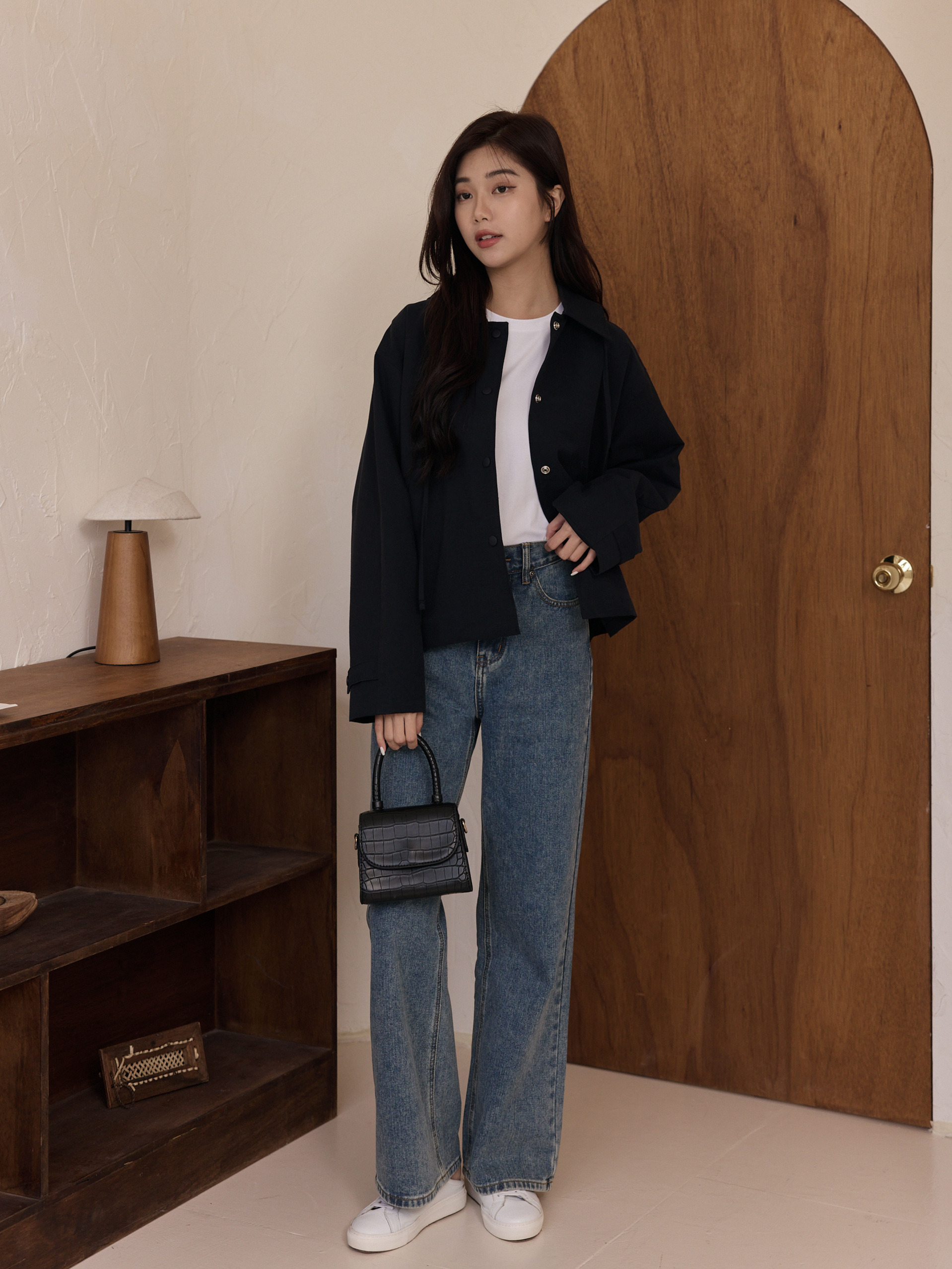 多穿法連帽風衣外套