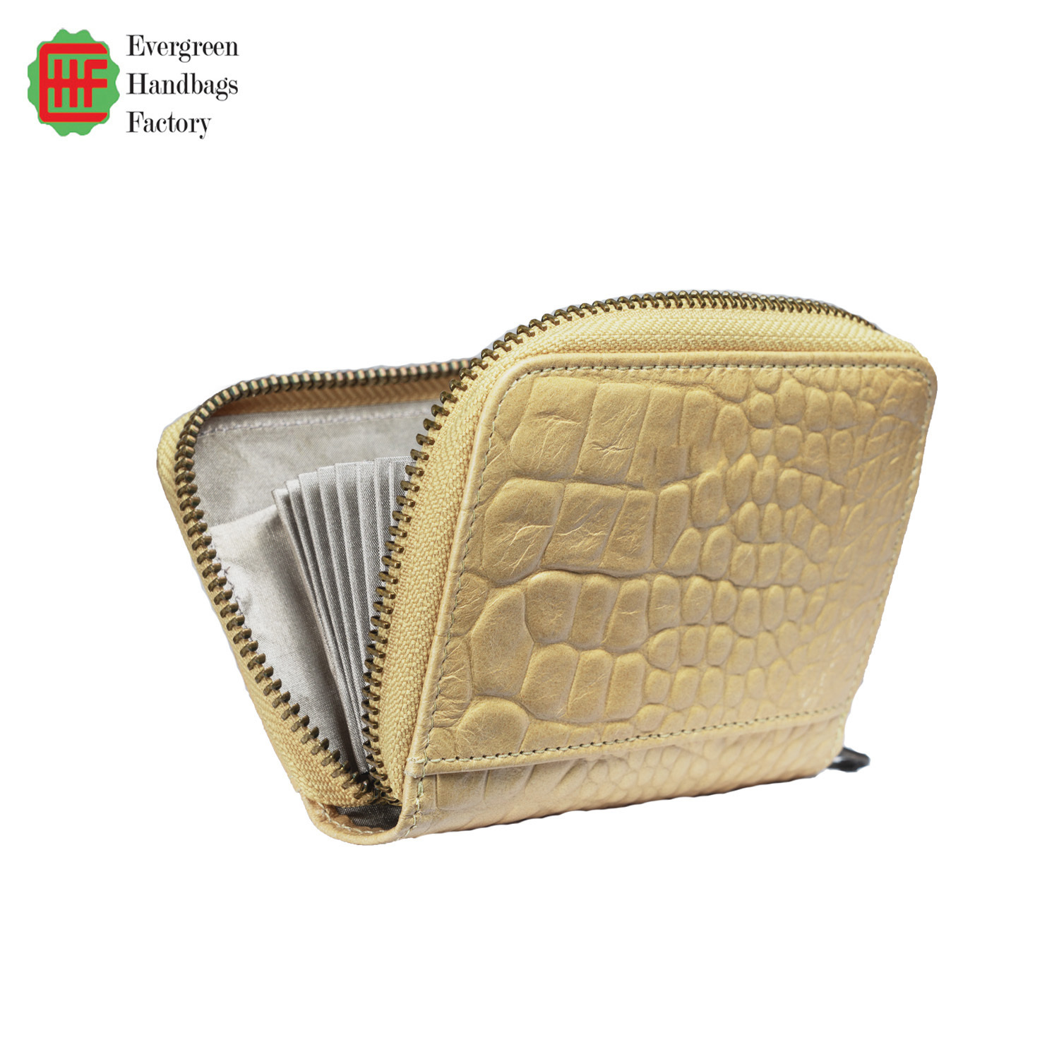 Embossed leather RFID Card Holder