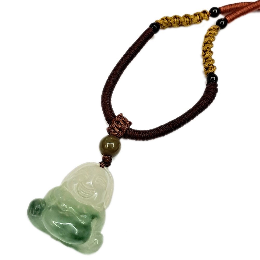彌勒佛玉佩中國結項鍊【十方】123452