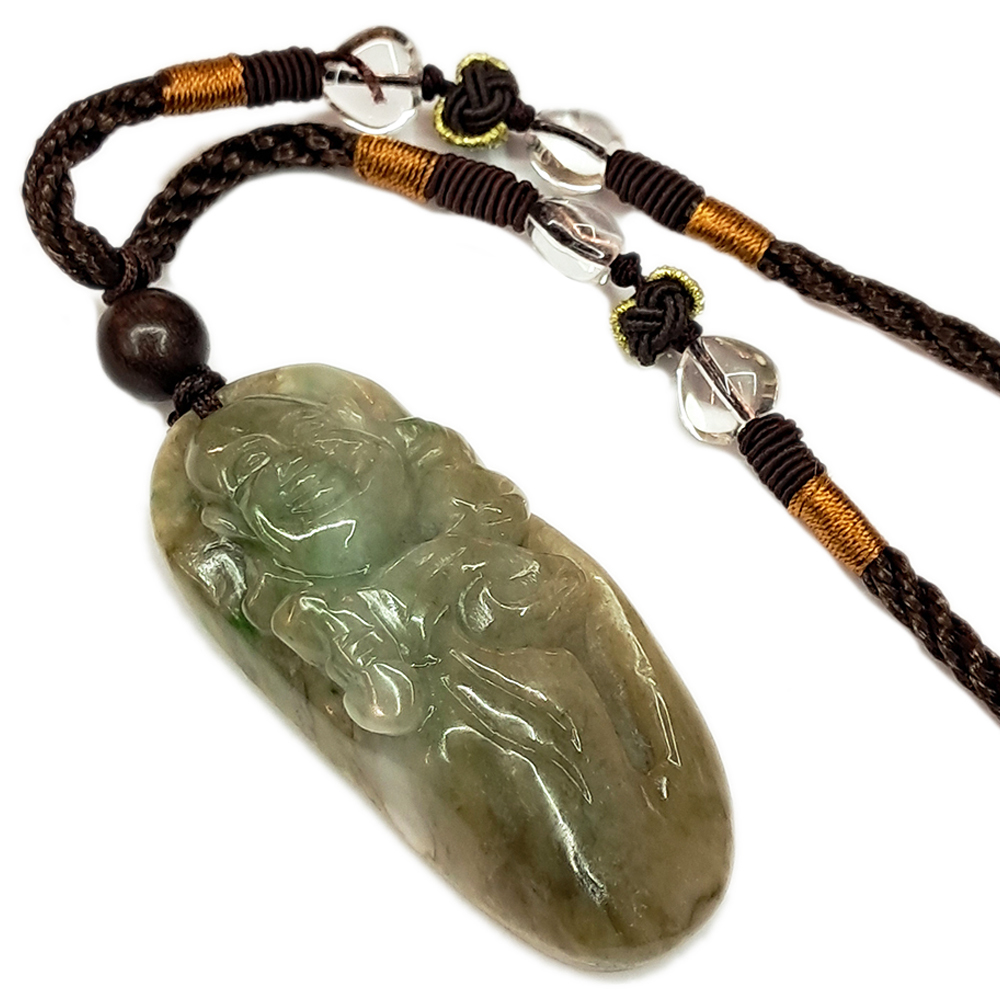 如意招財彌勒佛玉珮【十方】136954