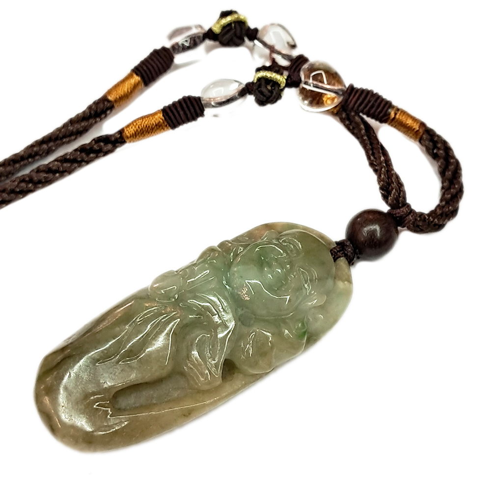 如意招財彌勒佛玉珮【十方】136954