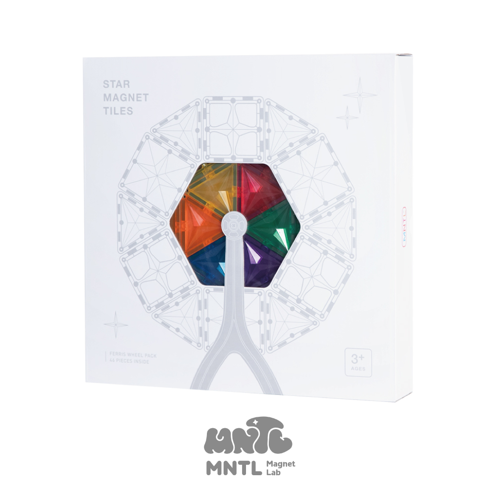 MNTL 摩天輪組合 Ferris Wheel Pack 磁力片 46pcs