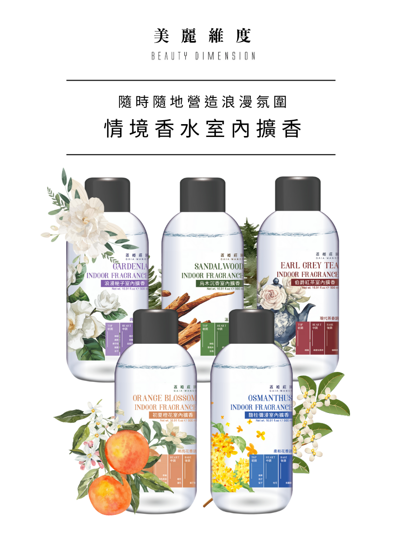 情境香水系列-室內擴香500ml-5款