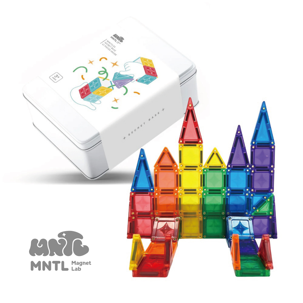 MNTL 秘密基地  隨身帶著走 磁力片鐵合組 42pcs Ｉ五月底陸續出貨