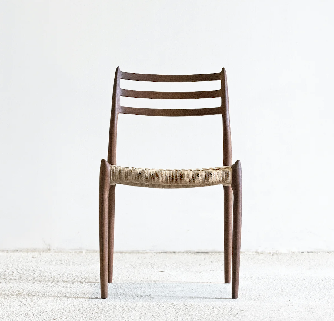 Model 78 單椅 (胡桃木/ 原色紙纖)