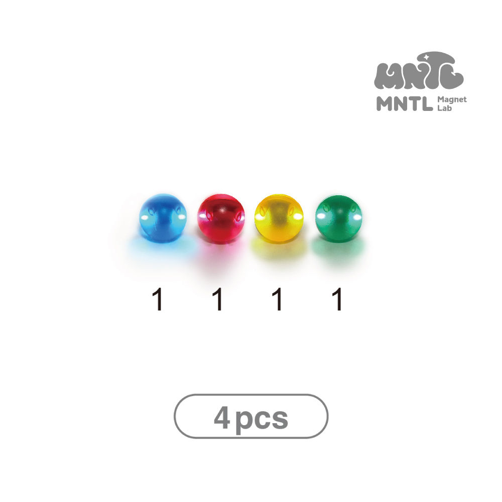 MNTL 磁力片配件 酷亮球 4pcs