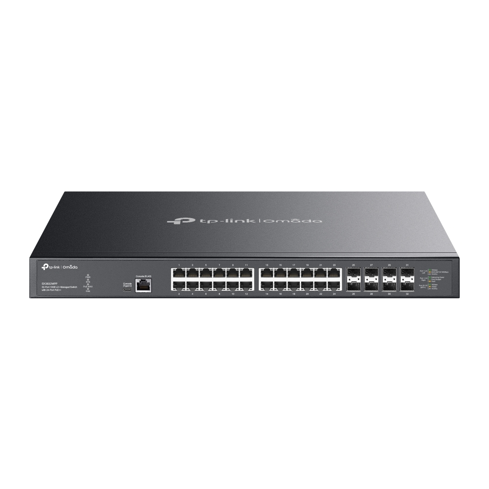 SX3832MPP - Omada 32-Port 10GE L2+ Managed Switch with