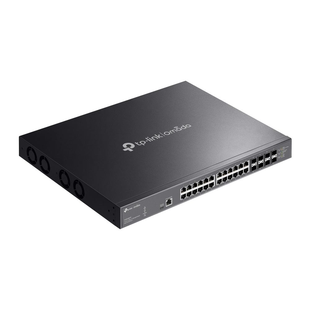 TP-Link Omada 32-Port 10GE Switch【新品未使用】 SX3832MPP - Omada 32-Port 10GE L2+ Managed Switch with