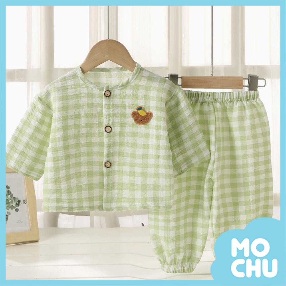 水果格紋家居服(三色)